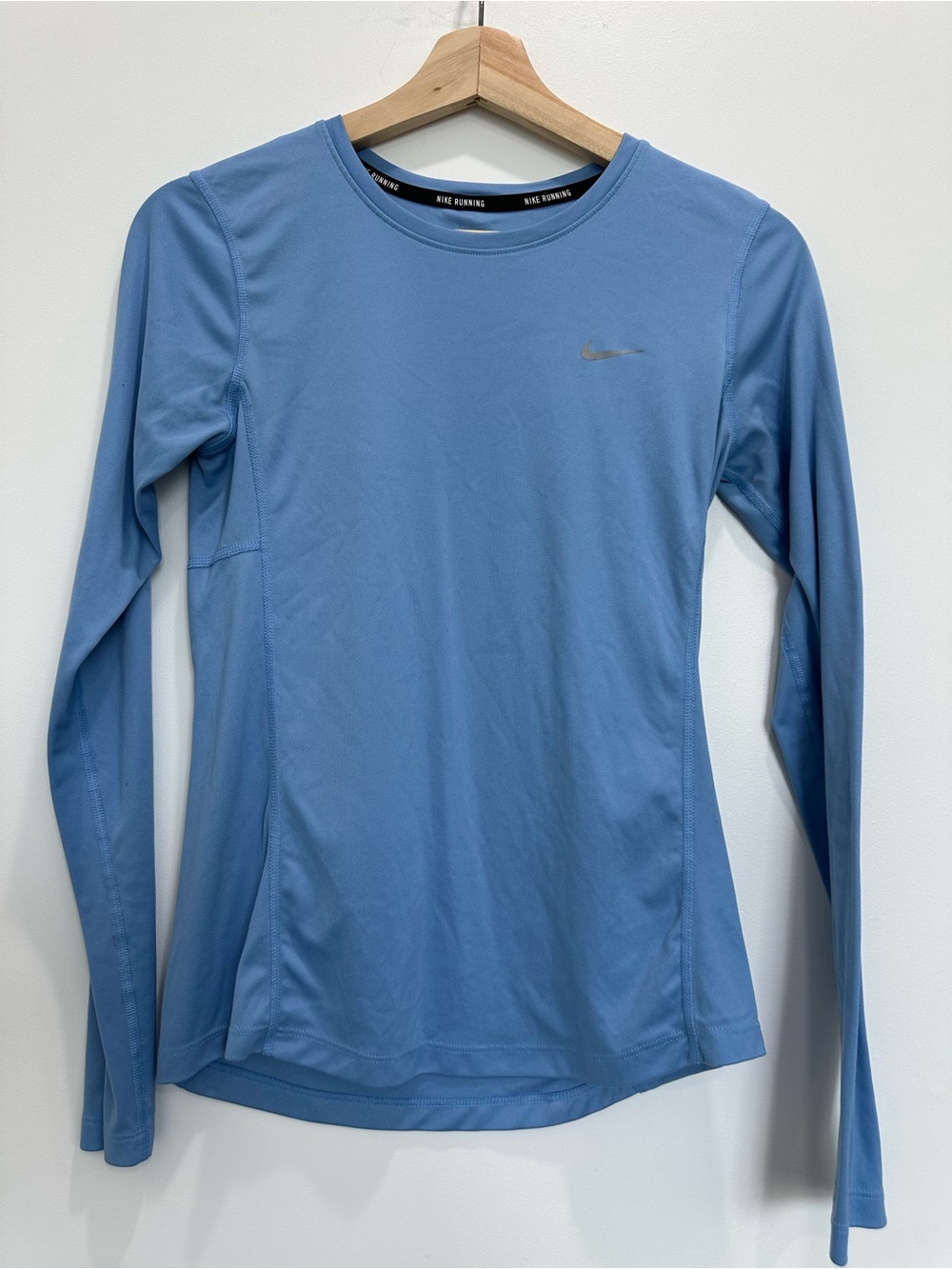 Nike Long-Sleeve Running Top in Light Blue